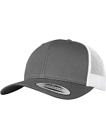 Flexfit 6606/6606T 6-panelová vintage čiapka „Trucker“ 55.6606 tmavošedá/biela Flexfit 6606/6606T 6-panelová vintage čiapka „Trucker“ 55.6606 tmavošedá/biela
