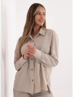 Košeľa LK KS 510109.70 béžová