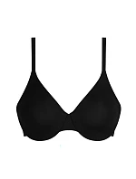 Dámska podprsenka s kosticami DIM INVISIBLE UNDERWIRE FULL CUP BRA - DIM - čierna
