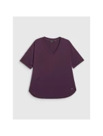 Dámske modalové tričko oversize 4F 4FRAW25TTSHF3283-50S