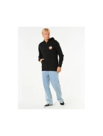 Mikina RIP CURL Wettie Passage Icon Zip Thru, čierna Mikina RIP CURL Wettie Passage Icon Zip Thru, čierna
