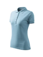 Dámske tričko Pique Polo sky blue