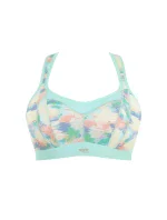 Športová podprsenka s potlačou 5021R tyrkysová - Panache