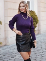 Dámsky sveter BUFALO tmavo fialový FashionStreet MY1426 Dámsky sveter BUFALO tmavo fialový FashionStreet MY1426