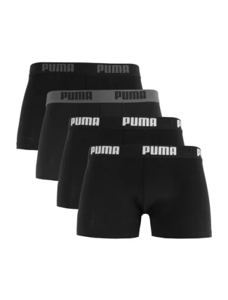 Pánske boxerky Puma Basic 4pak black 938198 01 Pánske boxerky Puma Basic 4pak black 938198 01