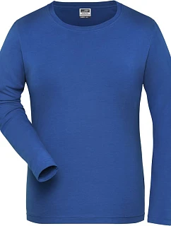 Daiber JN 1803 Dámske pracovné elastické tričko – Solid 02.1803 royal