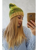 Fleecová čiapka Klaudia K255 neon green+yellow Fleecová čiapka Klaudia K255 neon green+yellow