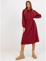 Dámske šaty RV SK 8336 gaštanové