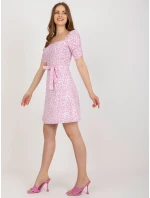 LK SK 509002 šaty.03P biela a ružová