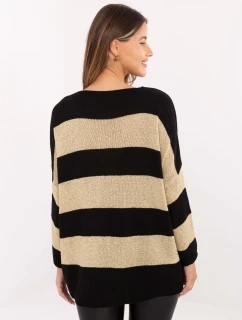 Jumper MI SW 2909.55 čierny a zlatý