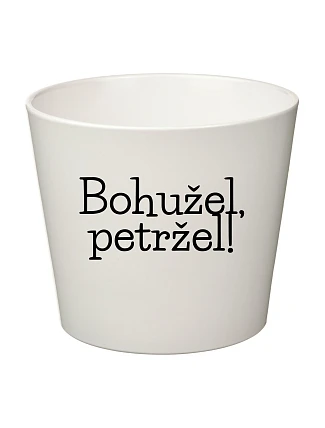 BOHUŽEL, PETRŽEL! - velký květináč 