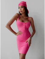 Dámske šaty 279133 neónovo ružové - Ola Voga