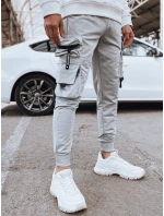 Pánske bojové nohavice šedé FashionStreet UX4215