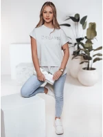 Dámske pistáciové tričko DREAMY FashionStreet RY2520