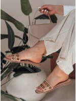 STELLSAN beige dámske žabky FashionStreet ZY0856 STELLSAN beige dámske žabky FashionStreet ZY0856