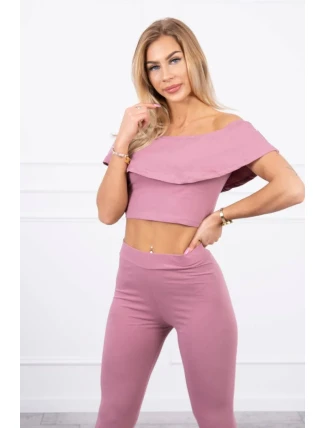 Sada s volánikom tmavo ružová Sada s volánikom tmavo ružová