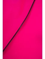 Zateplená mikina s predĺženým chrbtom a vreckami fuchsiová Zateplená mikina s predĺženým chrbtom a vreckami fuchsiová