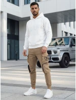 FashionStreet béžové pánske bojové nohavice UX4166