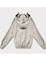 Dámska tenká bunda s krátkou podšívkou Glakate light beige (LU98017#) Dámska tenká bunda s krátkou podšívkou Glakate light beige (LU98017#)