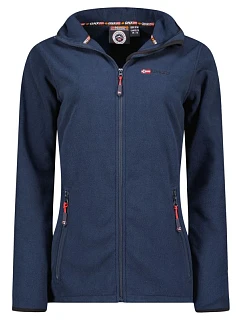 Geografické Nórsko Unicia Lady 224 W WX3714F/GN-Navy Mikina s kapucňou