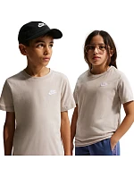 Detské tričko Nike Sportswear beige FZ5177 236 Detské tričko Nike Sportswear beige FZ5177 236