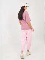 Nohavice MI SP P6224.71 svetloružové