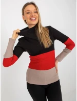 Blúzka RV BZ 8465 1.02P čierno-béžová