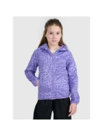 Dievčenská vetruodolná softshellová bunda s membránou 5000 4F 4FJRAW25TSOFF507-90A