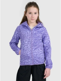 Dievčenská vetruodolná softshellová bunda s membránou 5000 4F 4FJRAW25TSOFF507-90A