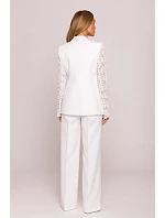 Dámska bunda M865 ecru - Moe