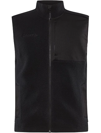 Craft Corporate ADV Pile Fleece Vest M Pánska fleecová vesta Sherpa 81.3810 čierna Craft Corporate ADV Pile Fleece Vest M Pánska fleecová vesta Sherpa 81.3810 čierna