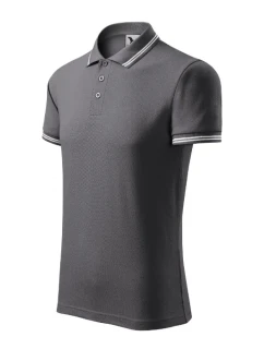 Urban pánske polo tričko steel grey