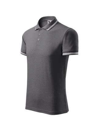 Urban pánske polo tričko steel grey