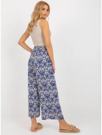 Nohavice D73770R62237A tmavo modré