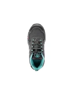 Trollkids Kids Trolltunga Hiker Low anthracite/mint nepremokavé turistické topánky pre chlapcov/dievčatá (155-609)