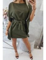 Oversize khaki netopierie šaty Oversize khaki netopierie šaty