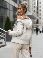 Dámska prechodná bunda FALES biela FashionStreet TY4204 Dámska prechodná bunda FALES biela FashionStreet TY4204