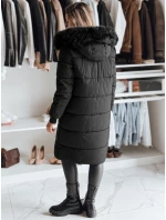 Dámska zimná bunda s kožušinou TREVERSE black FashionStreet TY4498 Dámska zimná bunda s kožušinou TREVERSE black FashionStreet TY4498