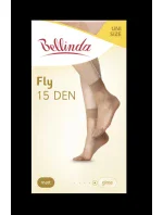 Dámske silonkové ponožky FLY SOCKS 15 DEN - Bellinda - almond Dámske silonkové ponožky FLY SOCKS 15 DEN - Bellinda - almond