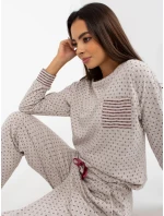 Pyžamo BR PI 9114 svetlo béžové