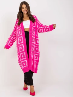 Dámsky sveter LC SW 0296 fluo ružový