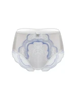 MODRÁ ZAMATOVÁ BALCONETTE PODPRSENKA 19191