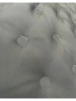 Šedo-zelená dlhá dámska mikina so stojačikom a kapucňou LHD (AMG-178) Šedo-zelená dlhá dámska mikina so stojačikom a kapucňou LHD (AMG-178)