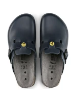 Birkenstock Boston ESD Blue dámske dreváky z prírodnej kože Narrow Narrow (0061388)