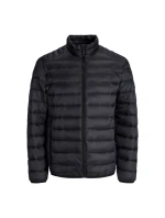 Jack&Jones pánska páperová bunda JJEBRADLEY LIGHT PUFFER COLLAR NOOS 12280971 BLACK