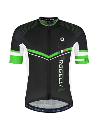 Tričko Rogelli Gara Mostro II, čierno-zelené, veľkosť 4XL