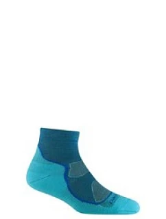 Dámske ponožky z merino vlny Darn Tough Light Hiker 1/4 Lightweight with Cushion – farba cascade, veľkosť: S