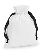 Westford Mill W 121 Bavlnený vrece s darčekovou stuhou 50.0121 soft white/black Westford Mill W 121 Bavlnený vrece s darčekovou stuhou 50.0121 soft white/black