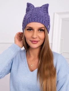 Rabbid fleecová čiapka K237 svetlo fialová