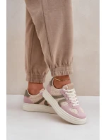 Sneakersy Damskie Z Plecionką Na Platformie Multikolor Lesida
